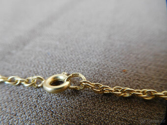 ZLATÝ ŘETÍZEK - NÁHRDELNÍK - 14k - 9