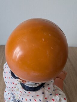 Vintage velká panenka, zn. Kader, 60cm. - 9