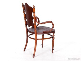 Starožitná sběratelská židle J&J Kohn 1880. - 9