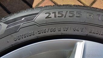 Letní sada ŠKODA Superb 3, Passat 5x112 R17 p. 215/55/17 7mm - 9