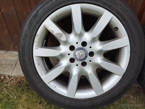 ALU kola 8,5x18" s letními pneu 245/50, 5x112 mm, Mercedes - 9