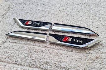 Bočné krídelká nálepky na blatník pre AUDI S-Line. - 9