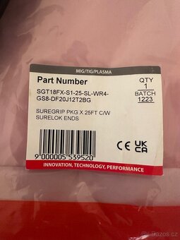 horák PARKER SGT 18 FX 8m Alfain, Fronius, Ewm, Esab, TiG - 9
