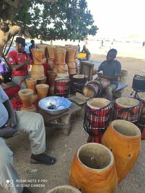 Dřevěné stolky Afrika Ghana dovoz . - 9