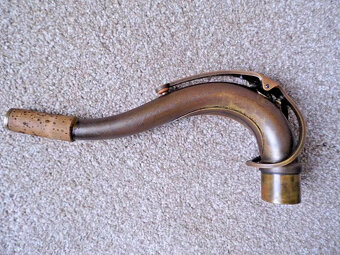 TREVOR JAMES RAW SIGNATURE CUSTOM BARE BRASS TENOR SAX & BAR - 9