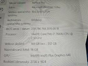 Microsoft surface PRO 5 i7, 16GB RAM, 512GB SSD - 9