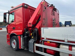 MB Actros 2543 6x2 valník s hydraulickou rukou - 9