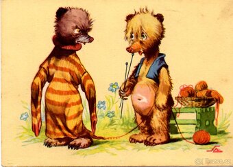 A. Salač - Sbírka pohlednic s medvědy - 9