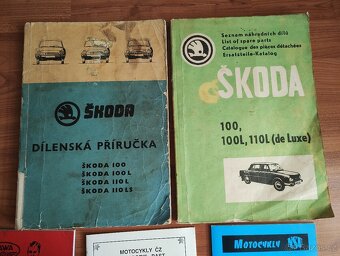 Brožury na jawa ČZ Dněpr M72, MB 750 a ŠKODA atd - 9