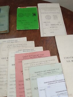 Myslivecké průkazy/diplomy - 9