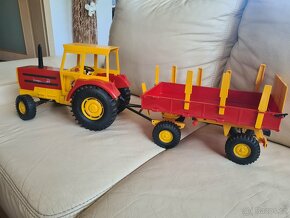 Stará hračka traktor Piko Anker - 9