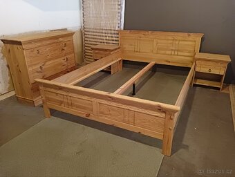 Landhaus ložnice,postel 140 - 9