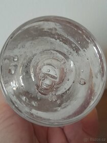 Retro foukaná váza z bublinkového skla - 9
