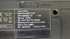 Notebook Lenovo G505s - 9