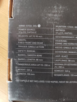 [REZERVACE] Vzduchová pistole Umarex Walther PPK/S 4,5mm - 9