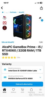 Herní pc rtx 4060 - 9