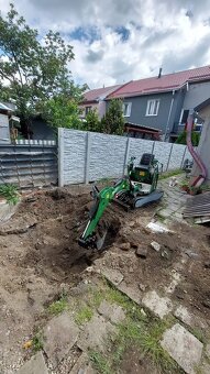 Zemní a výkopové práce minibagrem - 9