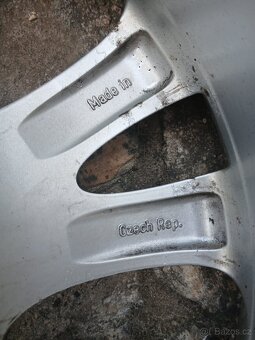 Alu kola 5x112 7,5Jx17H2 ET49 + zimní pneu 225/45 R17 94V - 9