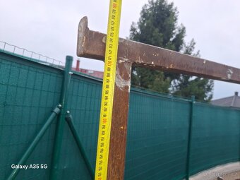 Železné stavitelné stavební kozy – 2 ks, výška 114–175 cm - 9