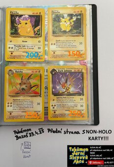 Kusové Pokémon VINTAGE karty (KARTY STARÉ PŘES 20LET)(1) - 9
