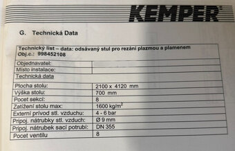 Plazmový řezací stroj PIERCE RUR 2500 - plazma. - 9