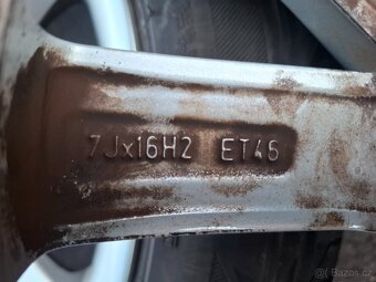 Alu kola 16" Skoda Antia 5x100 s pneu 215/45R16 - 9