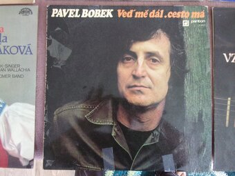 9x LP - GRAMOFONOVÁ DESKA - COUNTRY, FOLK, POP, ROCK... - 9