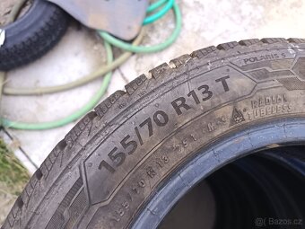 155/70 R13 zimní sada 5ks Barum 7mm - 9