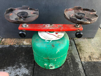 Propanbutan 2kg LPG láhev plynová bomba + PB vařič - 9
