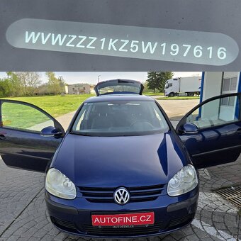 VW GOLF V  1,4 16v 2006 KLIMATIZACE, 3 DV. PO SERVISU - 9