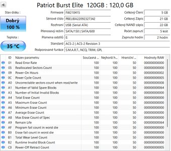 SSD disky 120 -256 GB, většina nových, cena od jednoho kusu - 9