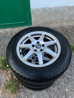 Alu kola 5x100, Škoda, VW, Seat atd, 195/65/15 6mm zimní - 9