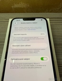 Apple iPhone 13 Pro Max 128GB modrý, baterie 98% - 9