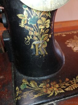 Pfaff šicí stroj - model K z roku 1900 - 9