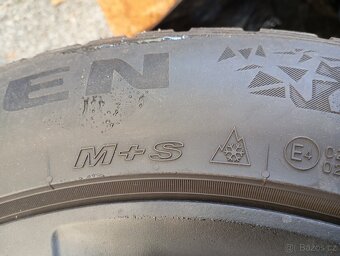 zimní pneu 225/55/17  101V  M+S,alu kola orig AUDI,4x - 9