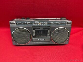 rádio staré rádio magnetofon hitachi kazeťák retro audio - 9