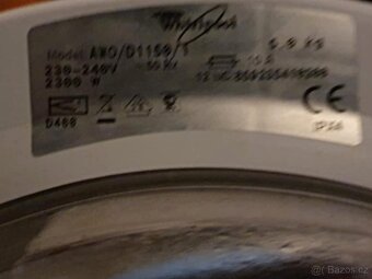 PRACKA WHIRLPOOL AWO 1150,BOCNI PLNENI,5KG,PLNE FUNKCNI,A+ - 9