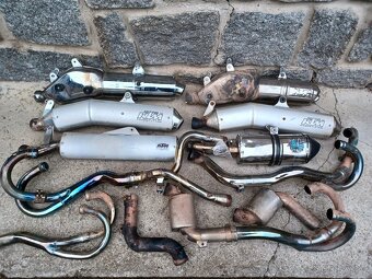 KTM LC4 640 - 620 KOLA, TLUMIČE, PUMPY, BRZDIČE ... - 9