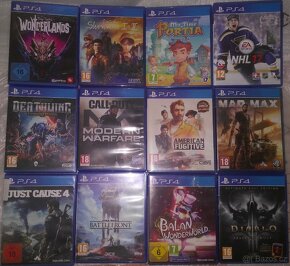 Hry pro Playstation 4. PS4 / PS5 hry viz seznam. Brno, pošta - 9