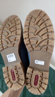 Modré  Riker dámské s kožíškem - 9