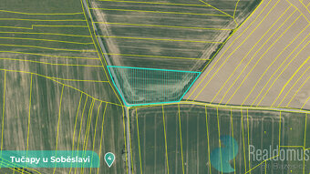 Zemědělská půda 11561 m² – Tučapy u Soběslavi, okres Tábor ( - 9