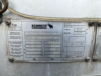 Schmitz SCS 24/L-13.62 EB zvedací náprava nové plachty - 9