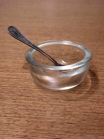 stará ruská postříbřená a smaltovaná otevřená solnička - 9