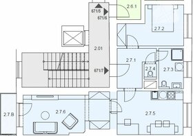 Developerský projekt Kolmá, 3+KK/L 68m2, Praha 9 - Vysočany  - 9