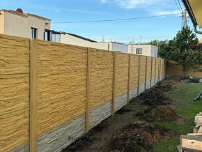 Betonový plot, Ploty z 3D panelů, brány a branky - 9