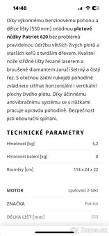 NOVÉ Plotové nůžky PATRIOT 620 - 9