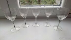 Exquisite 1960s Sada křišťálových sklenic na víno - 9