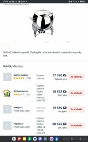 GASTRO CHAFING KOTLIK NOVY NA PASTU A NA INDUKCI SLEVA 70% - 9
