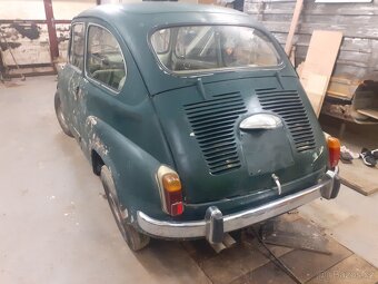 Fiat 600D 1960 protivítr , platné doklady - 9