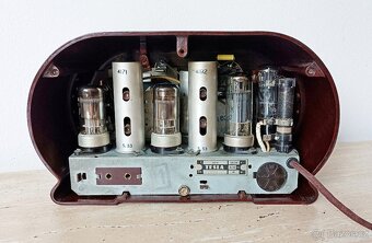 Krásné starožitné rádio Tesla Talisman 307U, top stav - 9